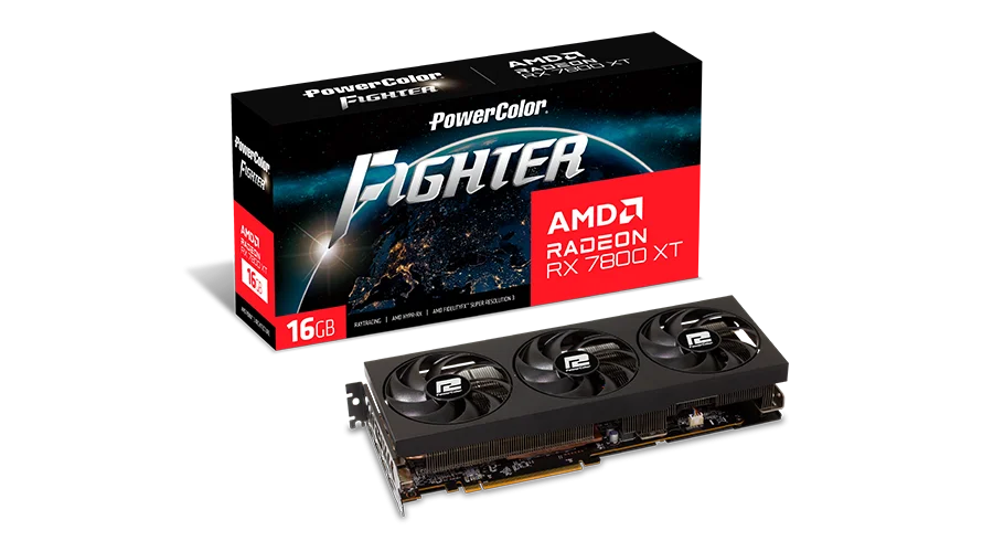 PowerColor Fighter AMD Radeon RX 7800 XT 16GB GDDR6